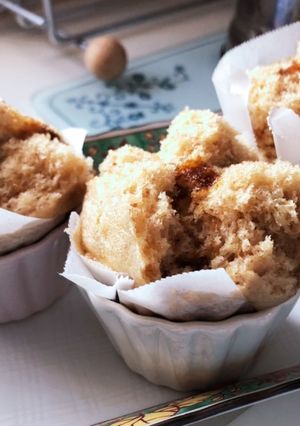 牛乳でもOK♬黒糖バナナ蒸しパン-レシピのメイン写真