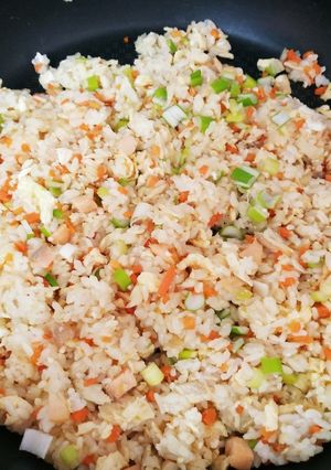 鮭チャーハン-レシピのメイン写真