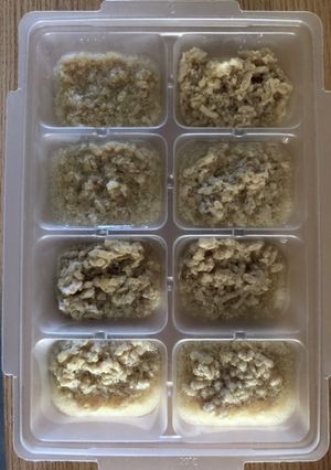 離乳食中期〜後期の鶏ひき肉冷凍ストック-レシピのメイン写真