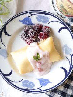 ヘルシーなバナナクレープ♪-レシピのメイン写真