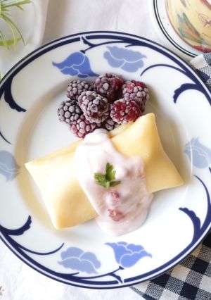 ヘルシーなバナナクレープ♪-レシピのメイン写真