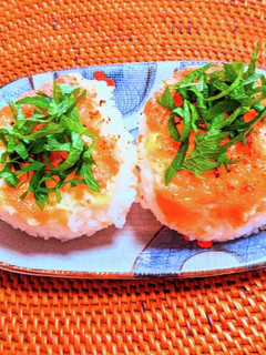 明太マヨの焼きおにぎり-レシピのメイン写真