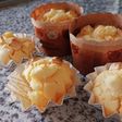 ふわふわ米粉マフィンホワイトチョコクリチ