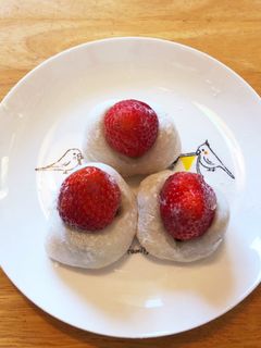 簡単レンジで!いちご大福-レシピのメイン写真