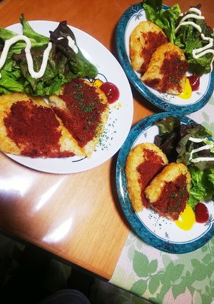 ハッシュ★ポテトDX【コンビーフ乗せ】-レシピのメイン写真