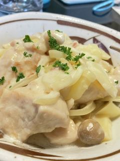 ムネ肉のレモンクリーム煮-レシピのメイン写真