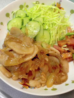 ご飯&キャベツがすすむ!簡単生姜焼き〜-レシピのメイン写真