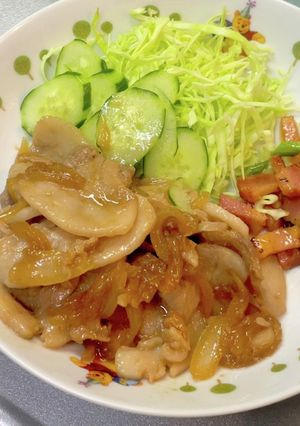 ご飯＆キャベツがすすむ！簡単生姜焼き〜-レシピのメイン写真