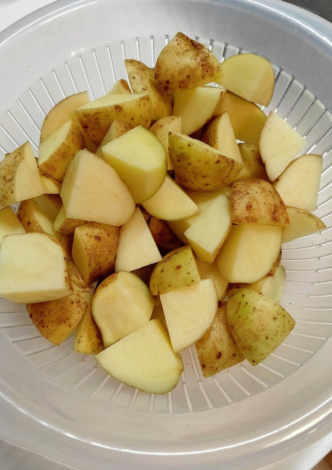 切った野菜の水気を簡単に切る方法-レシピのメイン写真