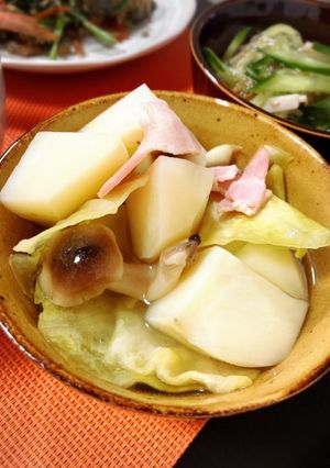 キャベツとベーコンの中華風煮物-レシピのメイン写真