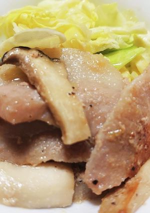 豚トロとエリンギのネギ塩ダレ焼き-レシピのメイン写真