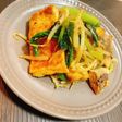 サバ水煮と油あげのカレー野菜炒め♡低糖質