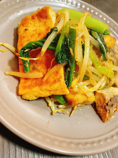 サバ水煮と油あげのカレー野菜炒め♡低糖質-レシピのメイン写真