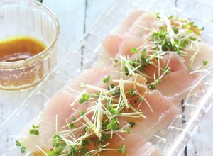3分♪びんちょうまぐろ★和風カルパッチョ-レシピのメイン写真