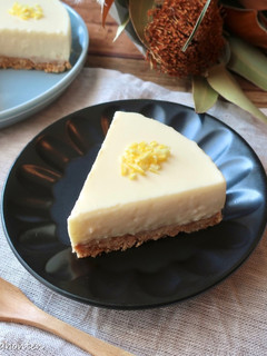 ゆずあまざけレアチーズケーキ-レシピのメイン写真
