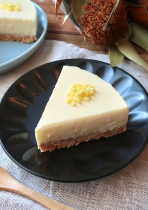 ゆずあまざけレアチーズケーキ-レシピのメイン写真