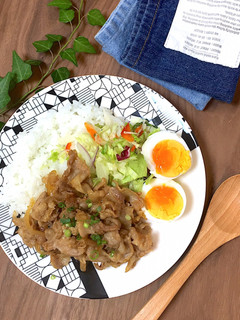 混ぜて食べるサラダ豚丼★カフェ風簡単-レシピのメイン写真