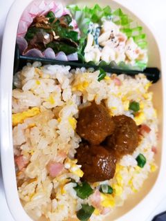 アスパラとベーコンのバター風味炒飯-レシピのメイン写真