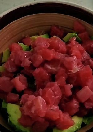 メキシコ料理。アボガドマグロサラダ-レシピのメイン写真