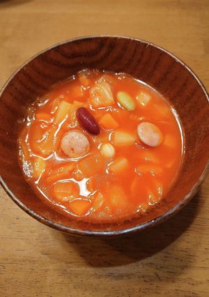 野菜たっぷりミネストローネ-レシピのメイン写真