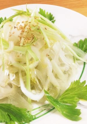 セロリと新玉ねぎ入り！ヤーコンサラダ-レシピのメイン写真