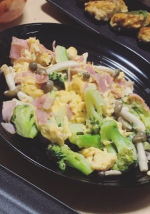 ブロッコリーの卵炒め-レシピのメイン写真