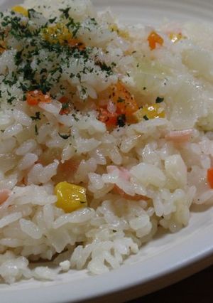 炊飯器で簡単☆マヨピラフ-レシピのメイン写真