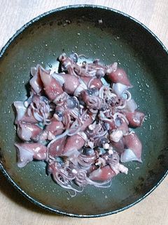 ホタルイカのにんにくバター炒め-レシピのメイン写真