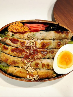 のっけ弁当(アスパラ豚肉巻き2)-レシピのメイン写真