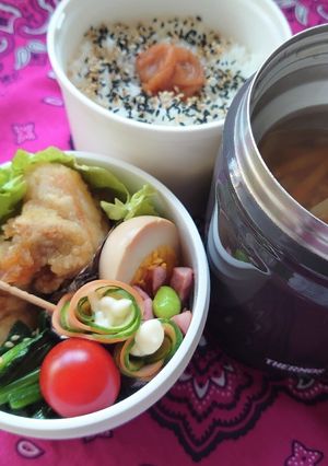 ❜21/3/24 塩唐揚げ弁当-レシピのメイン写真