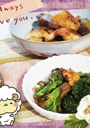 マクロビ☆ブロッコリーとくるみの甘辛炒め-レシピのメイン写真