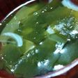 ワカメと玉ねぎのスープ