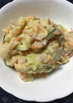 野菜たっぷりポテトサラダ カロリー控えめ-レシピのメイン写真