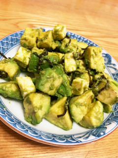 アボカドとチーズのしょうが醤油☆塩こんぶ-レシピのメイン写真