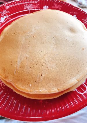 乳、卵アレルギーのためのパンケーキ-レシピのメイン写真