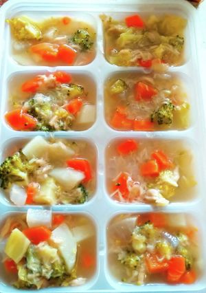 【離乳食中期～】具沢山！野菜スープ-レシピのメイン写真