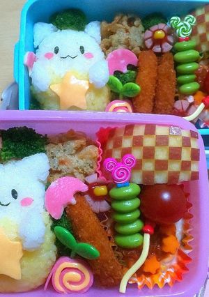 キャラ弁 たまドラ パズドラ-レシピのメイン写真