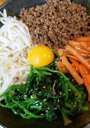 ビビンバ丼-レシピのメイン写真