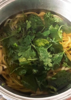 ♡旬の三つ葉♡どっさり贅沢うどん♡-レシピのメイン写真