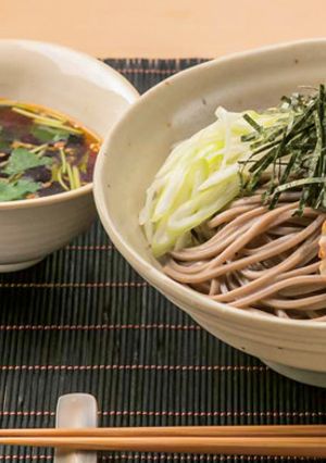 【卯月製麺】ラー油と焼肉のタレつけそば-レシピのメイン写真