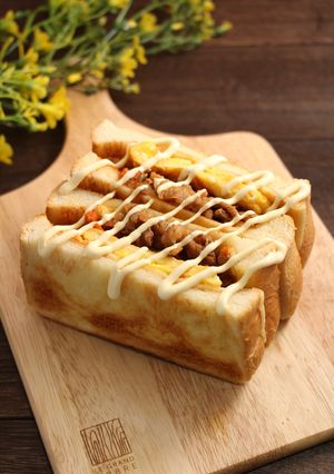 簡単！韓国風たまごサンド☆プルコギビーフ-レシピのメイン写真
