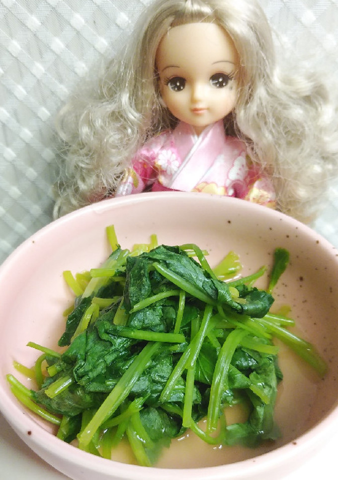 リカちゃん♡三つ葉の白だし煮浸しꕤ*｡ﾟ-レシピのメイン写真