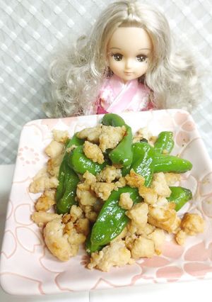 リカちゃん♡味染み鶏そぼろ甘ししとう-レシピのメイン写真