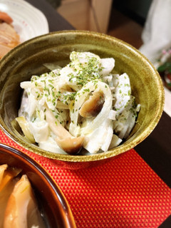 レンコンと玉ねぎのからしマヨサラダ-レシピのメイン写真