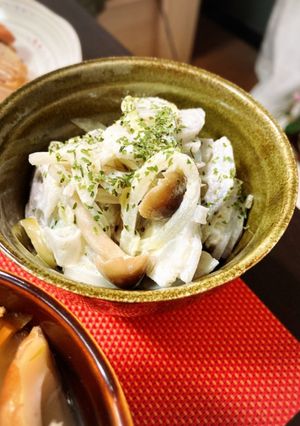 レンコンと玉ねぎのからしマヨサラダ-レシピのメイン写真