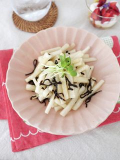 塩昆布と大根の漬物みたいなサラダ和え物-レシピのメイン写真