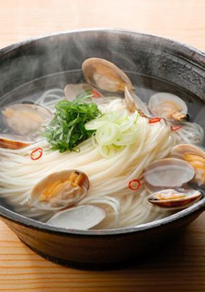 【卯月製麺】あさりスープあったかそうめん-レシピのメイン写真
