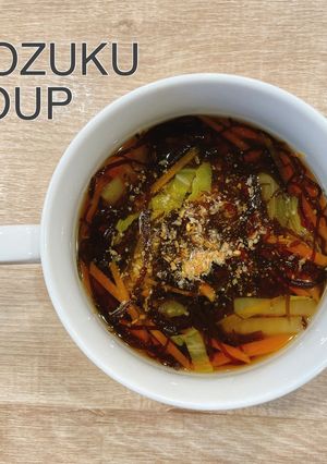 食べるスープ『もずくスープ』-レシピのメイン写真