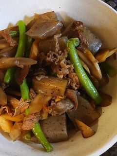 牛肉とごぼうとコンニャクのしぐれ煮-レシピのメイン写真
