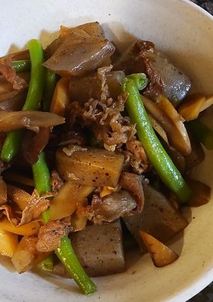 牛肉とごぼうとコンニャクのしぐれ煮-レシピのメイン写真
